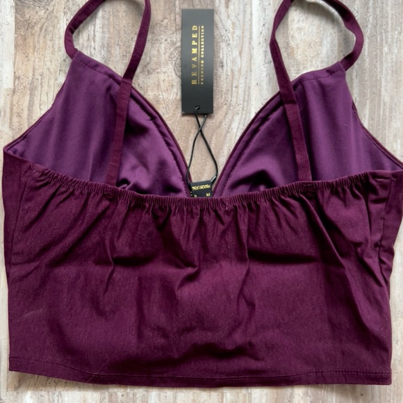 Purple crop top - Picture 2 of 2